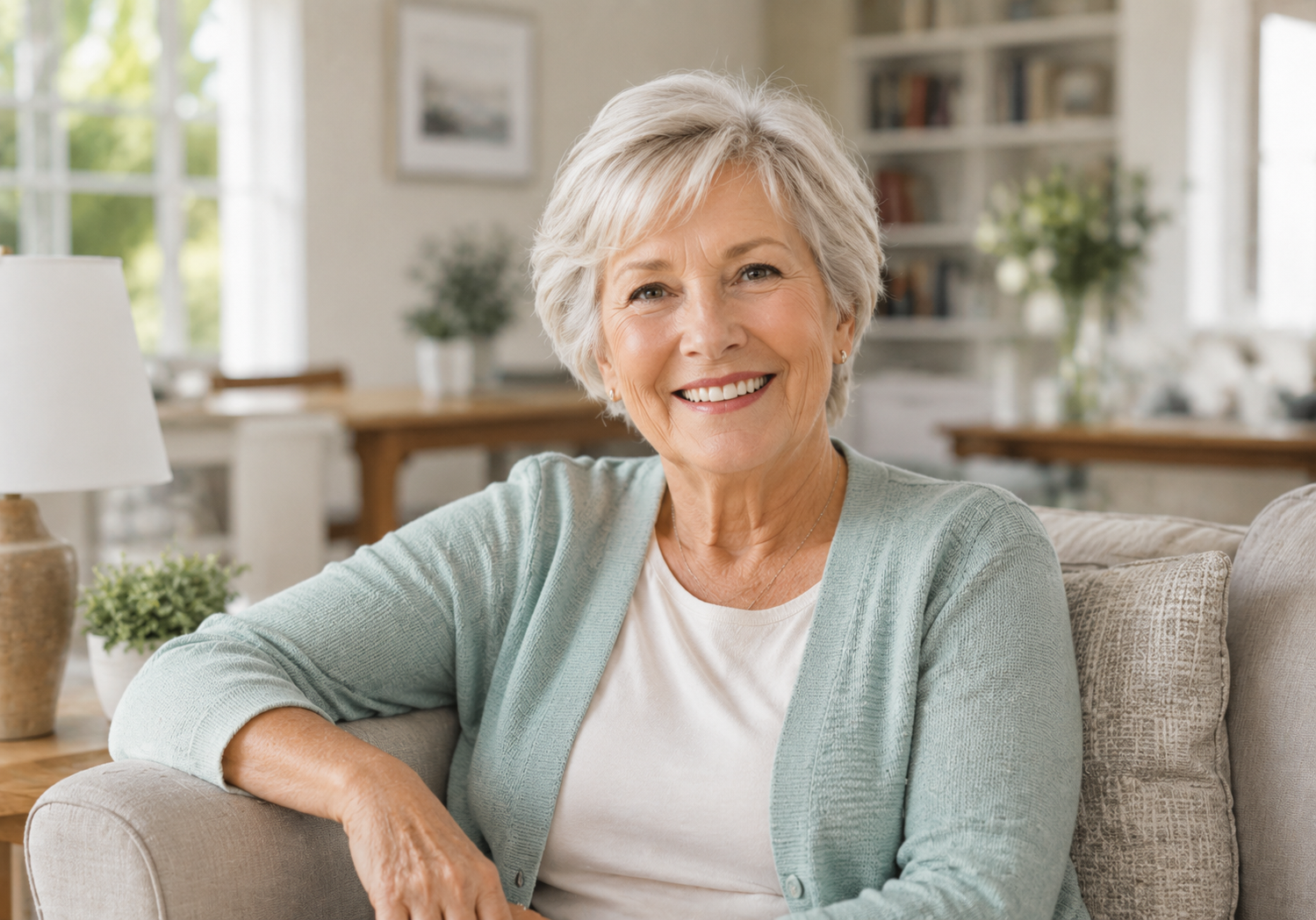 Older woman discussing Medicare Supplement coverage